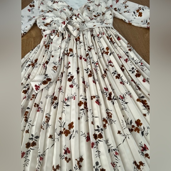 CITRUS & LEMON boho floral maxi dress, long sleeves - Picture 6 of 12